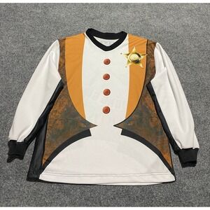 Matte Young Guns Shootout Sheriff Costume Graphic T-Shirt Youth Large‎